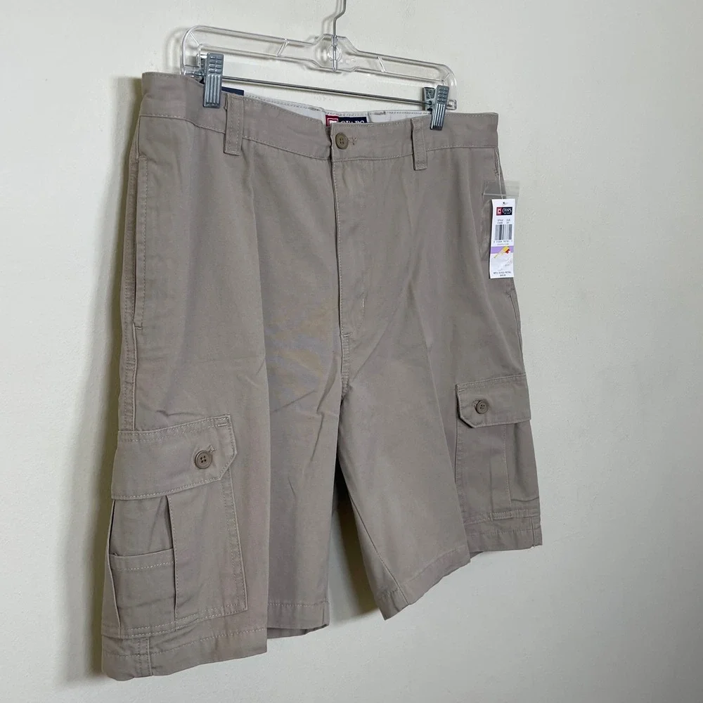 Chaps Mens Khaki Cargo Shorts 38